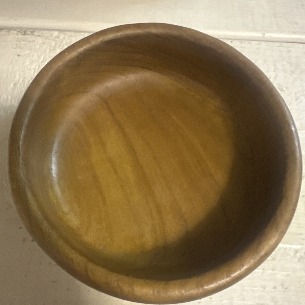 Vtg NOS 7pc Himark Teak Wood Gourmet Salad Bowl Set 1 Lg 4 Sm.Bowl & Servers - Picture 10 of 16